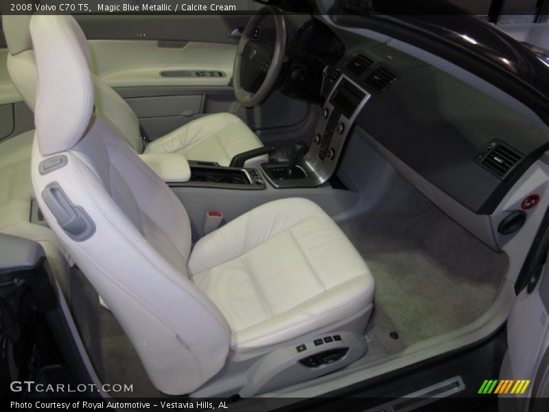 Magic Blue Metallic / Calcite Cream 2008 Volvo C70 T5