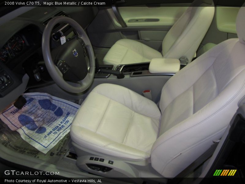 Magic Blue Metallic / Calcite Cream 2008 Volvo C70 T5