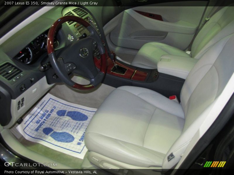 Smokey Granite Mica / Light Gray 2007 Lexus ES 350