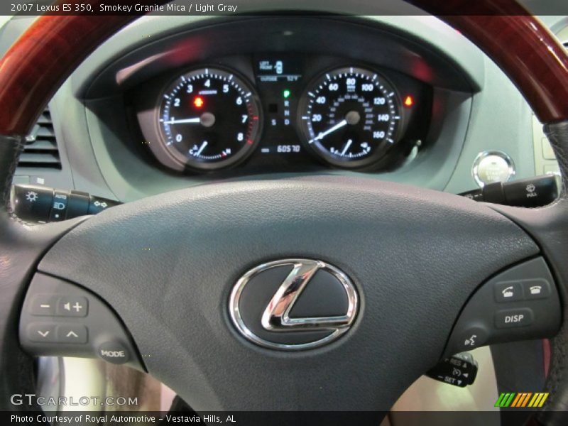 Smokey Granite Mica / Light Gray 2007 Lexus ES 350