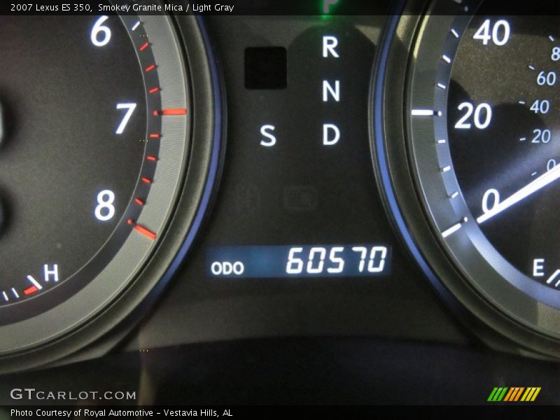 Smokey Granite Mica / Light Gray 2007 Lexus ES 350