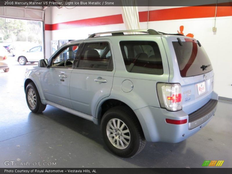 Light Ice Blue Metallic / Stone 2008 Mercury Mariner V6 Premier