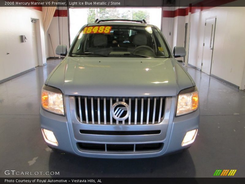 Light Ice Blue Metallic / Stone 2008 Mercury Mariner V6 Premier