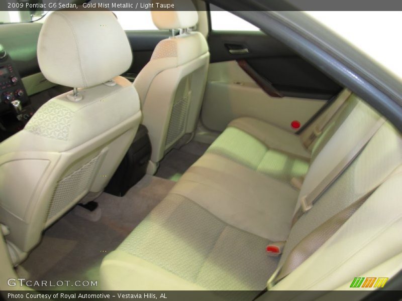 Gold Mist Metallic / Light Taupe 2009 Pontiac G6 Sedan