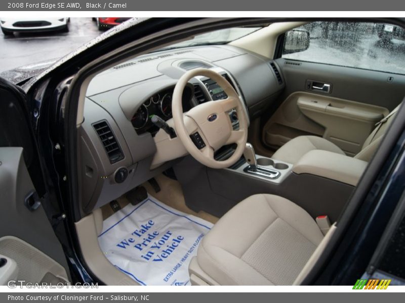 Black / Camel 2008 Ford Edge SE AWD