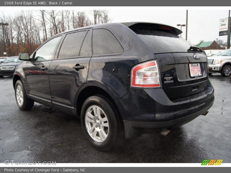 Black / Camel 2008 Ford Edge SE AWD