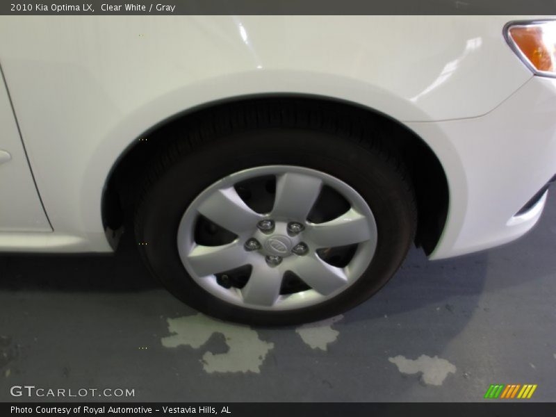 Clear White / Gray 2010 Kia Optima LX