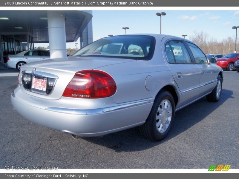 Silver Frost Metallic / Light Graphite/Medium Dark Graphite 2000 Lincoln Continental