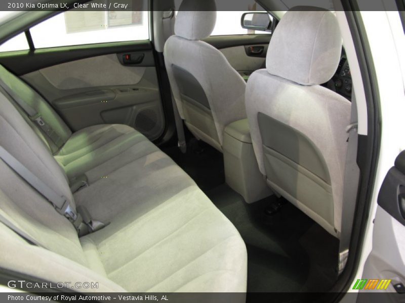 Clear White / Gray 2010 Kia Optima LX
