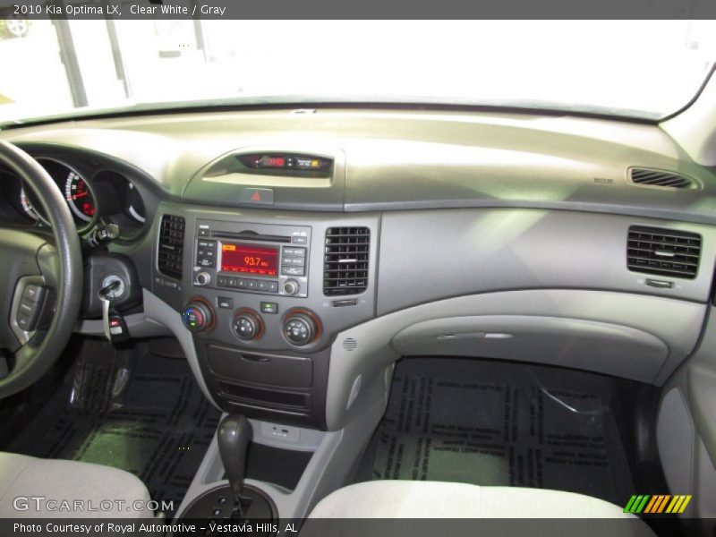 Clear White / Gray 2010 Kia Optima LX