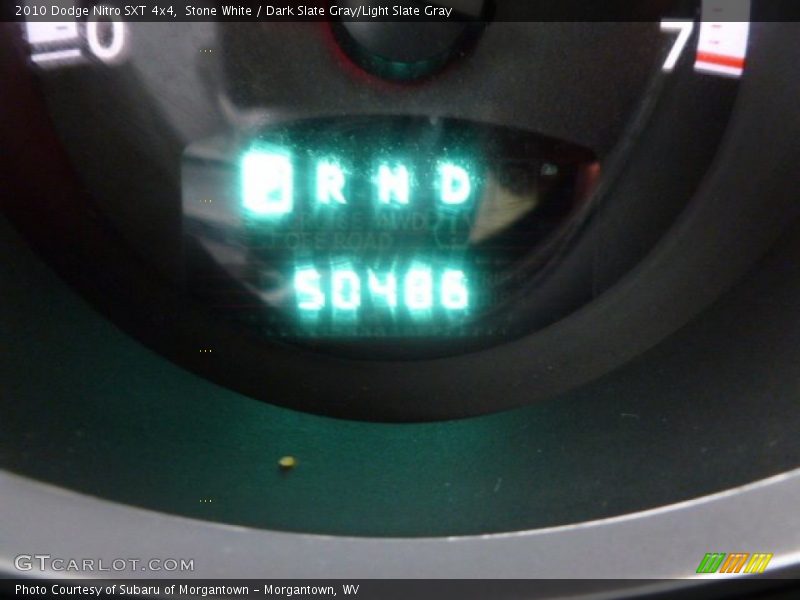 Stone White / Dark Slate Gray/Light Slate Gray 2010 Dodge Nitro SXT 4x4