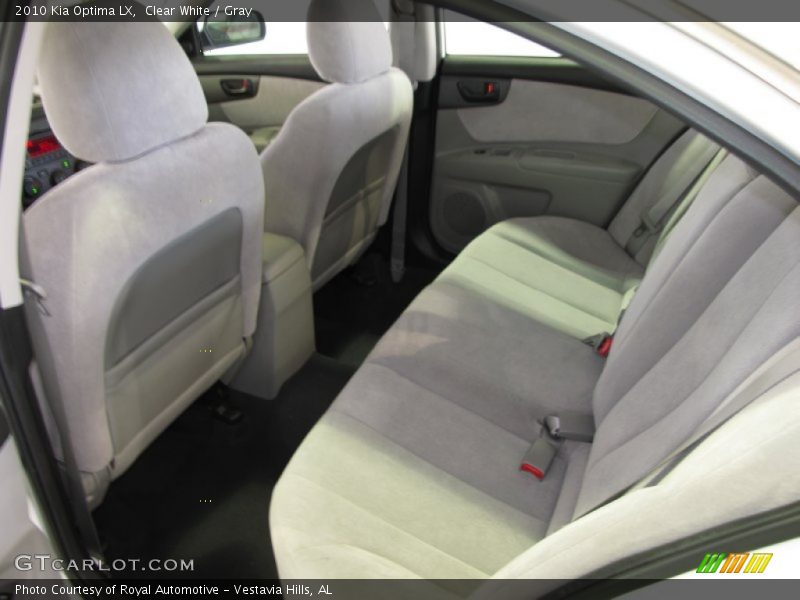 Clear White / Gray 2010 Kia Optima LX