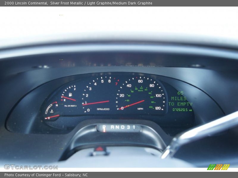 Silver Frost Metallic / Light Graphite/Medium Dark Graphite 2000 Lincoln Continental