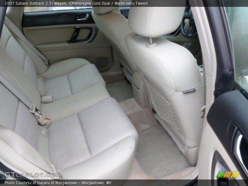 Champagne Gold Opal / Warm Ivory Tweed 2007 Subaru Outback 2.5i Wagon