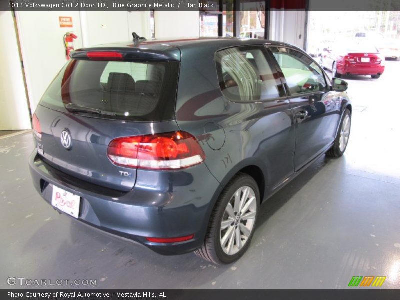Blue Graphite Metallic / Titan Black 2012 Volkswagen Golf 2 Door TDI