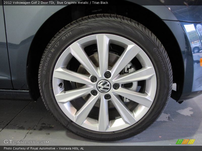  2012 Golf 2 Door TDI Wheel