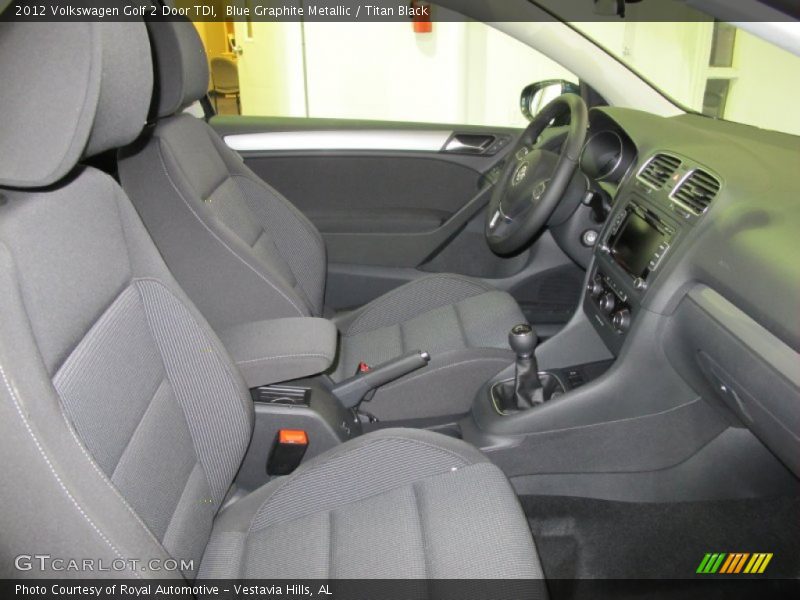 Blue Graphite Metallic / Titan Black 2012 Volkswagen Golf 2 Door TDI