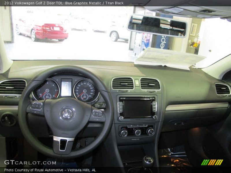 Blue Graphite Metallic / Titan Black 2012 Volkswagen Golf 2 Door TDI