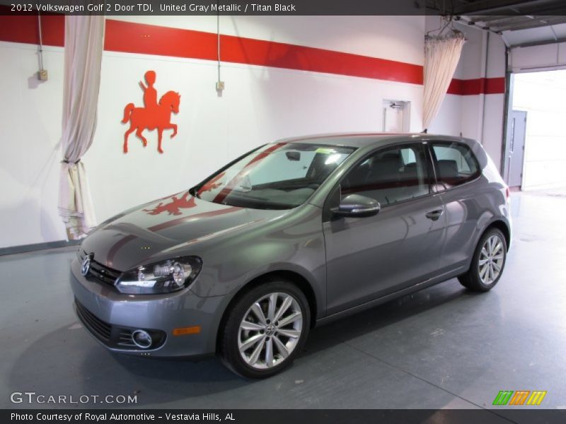 United Gray Metallic / Titan Black 2012 Volkswagen Golf 2 Door TDI