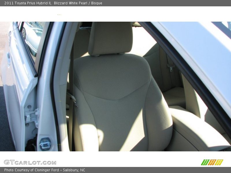 Blizzard White Pearl / Bisque 2011 Toyota Prius Hybrid II