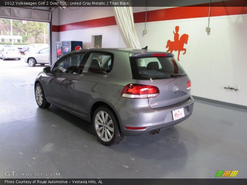 United Gray Metallic / Titan Black 2012 Volkswagen Golf 2 Door TDI