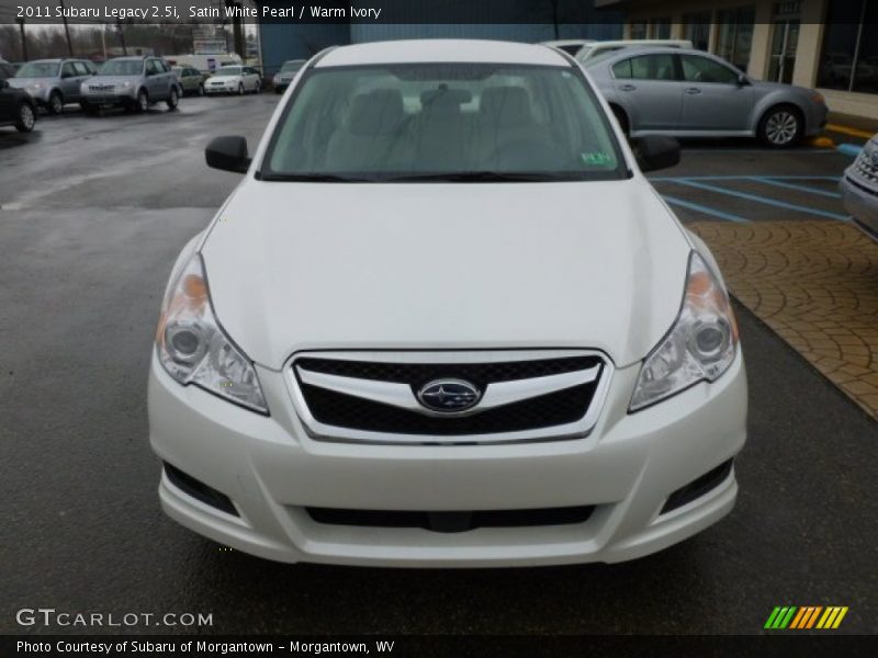 Satin White Pearl / Warm Ivory 2011 Subaru Legacy 2.5i