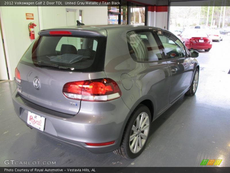 United Gray Metallic / Titan Black 2012 Volkswagen Golf 2 Door TDI