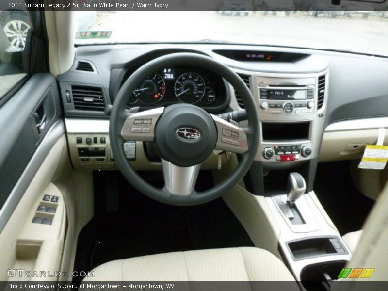 Dashboard of 2011 Legacy 2.5i