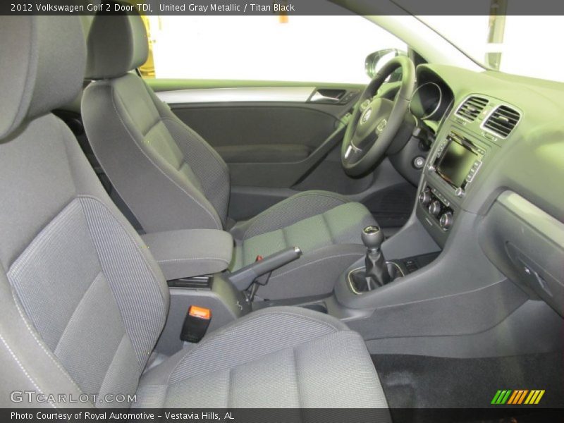 United Gray Metallic / Titan Black 2012 Volkswagen Golf 2 Door TDI