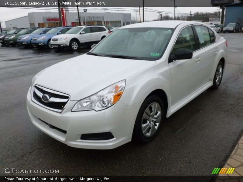 Satin White Pearl / Warm Ivory 2011 Subaru Legacy 2.5i