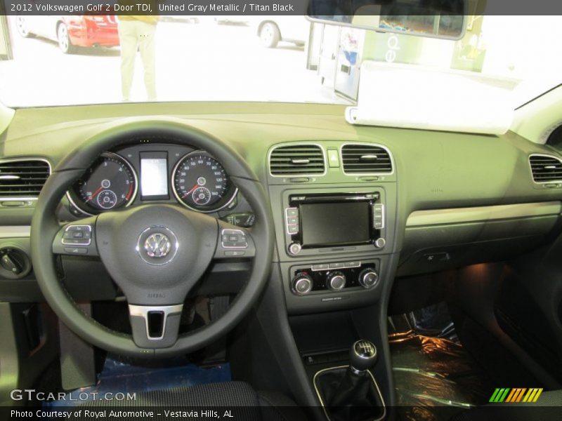 United Gray Metallic / Titan Black 2012 Volkswagen Golf 2 Door TDI