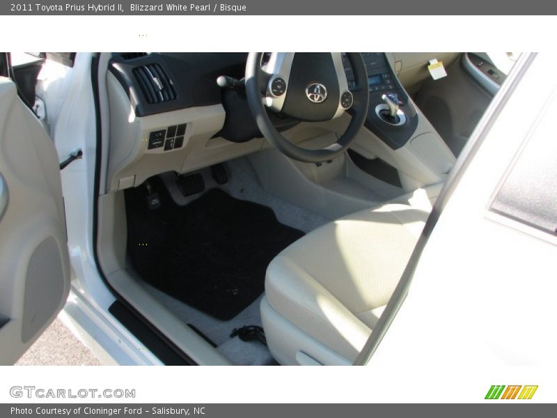 Blizzard White Pearl / Bisque 2011 Toyota Prius Hybrid II