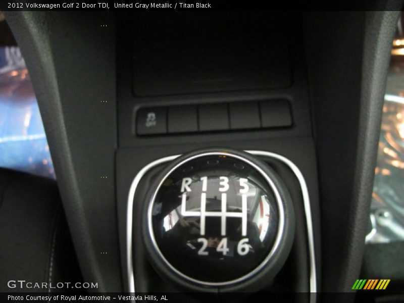 United Gray Metallic / Titan Black 2012 Volkswagen Golf 2 Door TDI