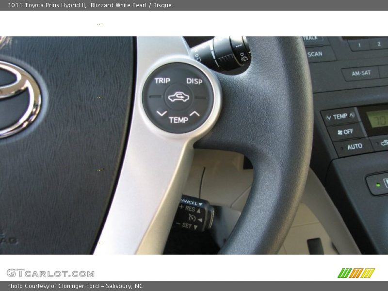 Blizzard White Pearl / Bisque 2011 Toyota Prius Hybrid II
