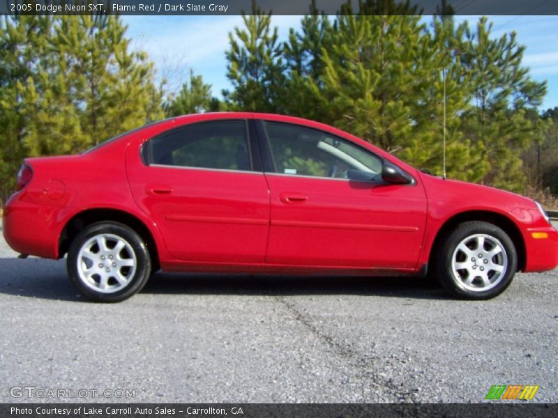 Flame Red / Dark Slate Gray 2005 Dodge Neon SXT