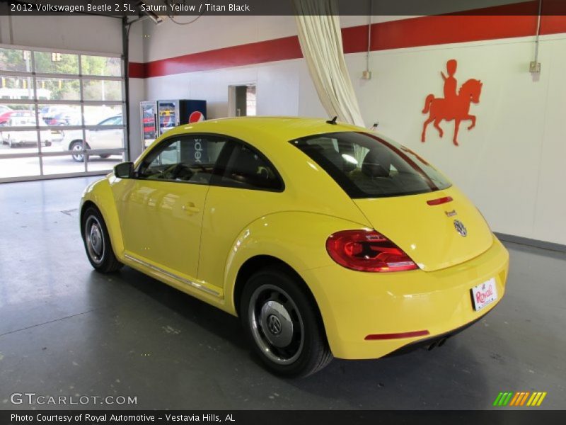 Saturn Yellow / Titan Black 2012 Volkswagen Beetle 2.5L