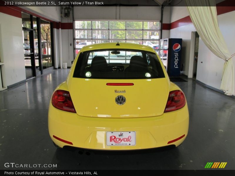 Saturn Yellow / Titan Black 2012 Volkswagen Beetle 2.5L