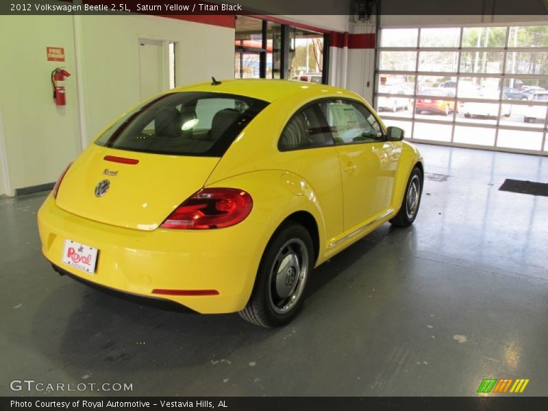 Saturn Yellow / Titan Black 2012 Volkswagen Beetle 2.5L