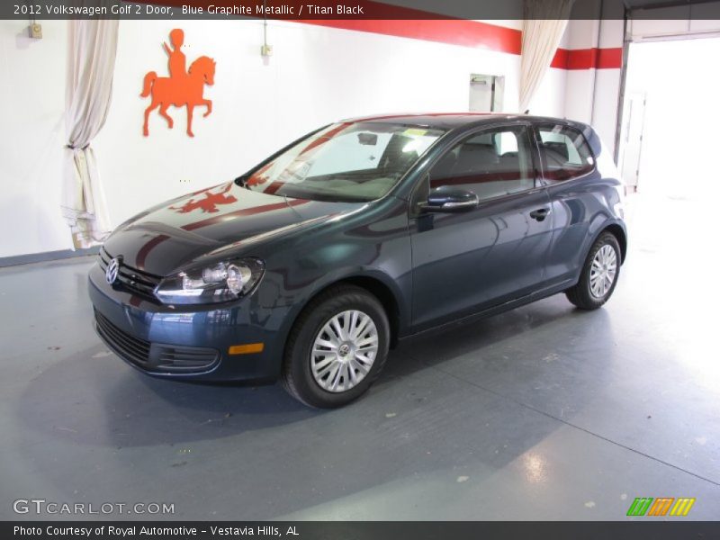 Blue Graphite Metallic / Titan Black 2012 Volkswagen Golf 2 Door