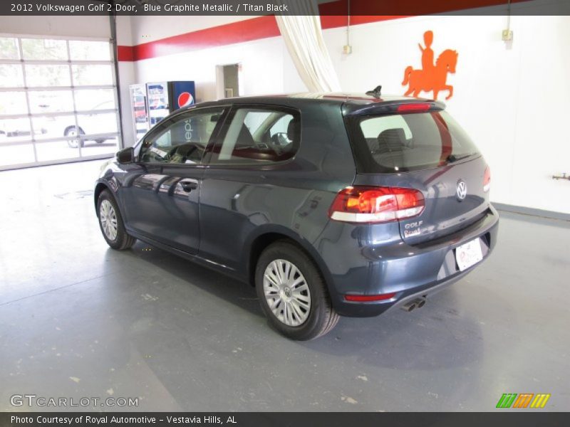 Blue Graphite Metallic / Titan Black 2012 Volkswagen Golf 2 Door