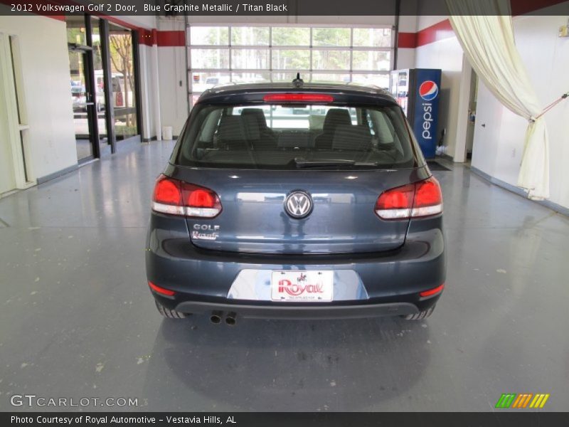 Blue Graphite Metallic / Titan Black 2012 Volkswagen Golf 2 Door