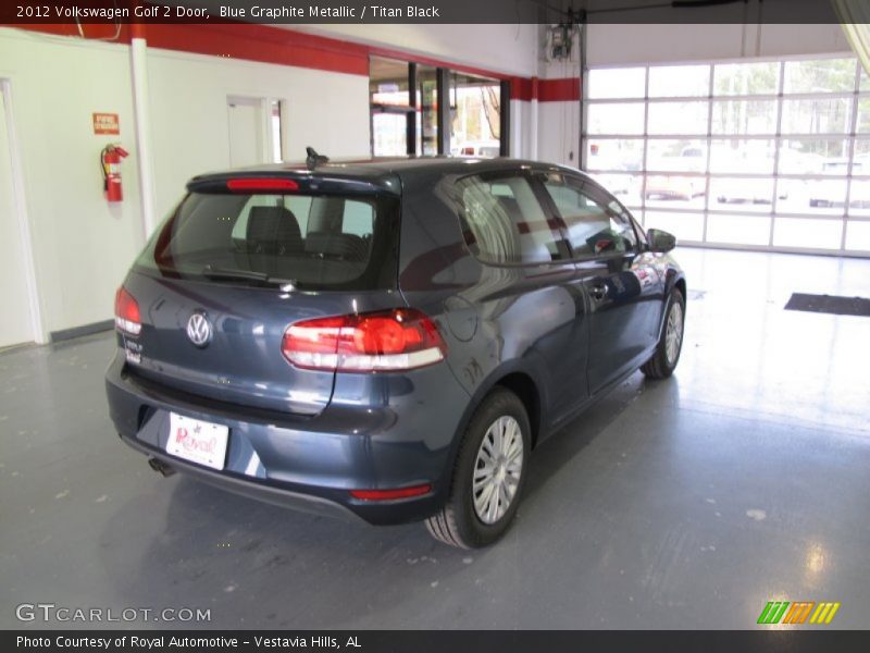 Blue Graphite Metallic / Titan Black 2012 Volkswagen Golf 2 Door