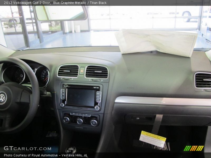 Blue Graphite Metallic / Titan Black 2012 Volkswagen Golf 2 Door
