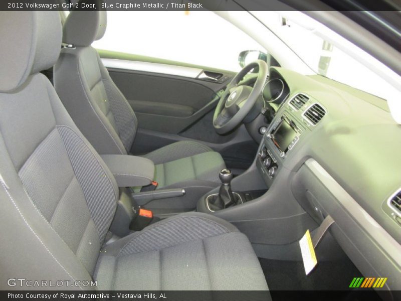 Blue Graphite Metallic / Titan Black 2012 Volkswagen Golf 2 Door