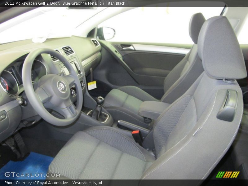 Blue Graphite Metallic / Titan Black 2012 Volkswagen Golf 2 Door