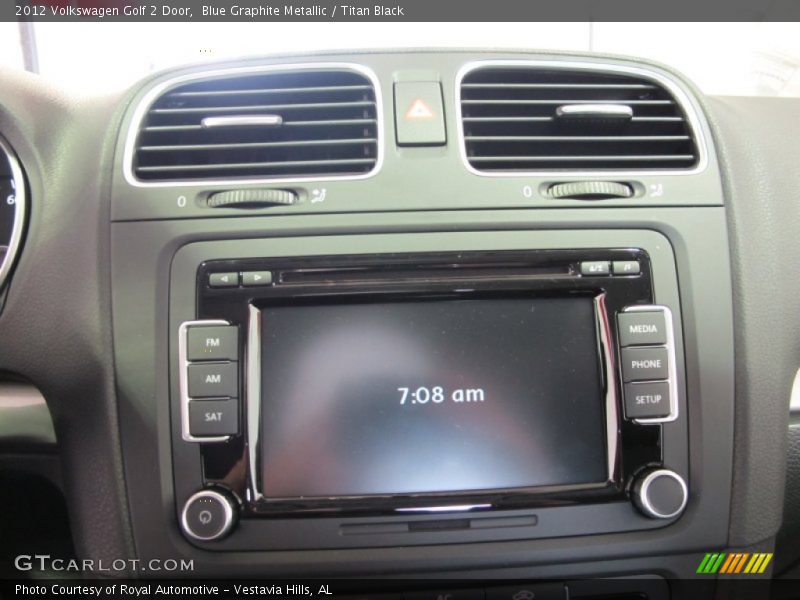 Blue Graphite Metallic / Titan Black 2012 Volkswagen Golf 2 Door