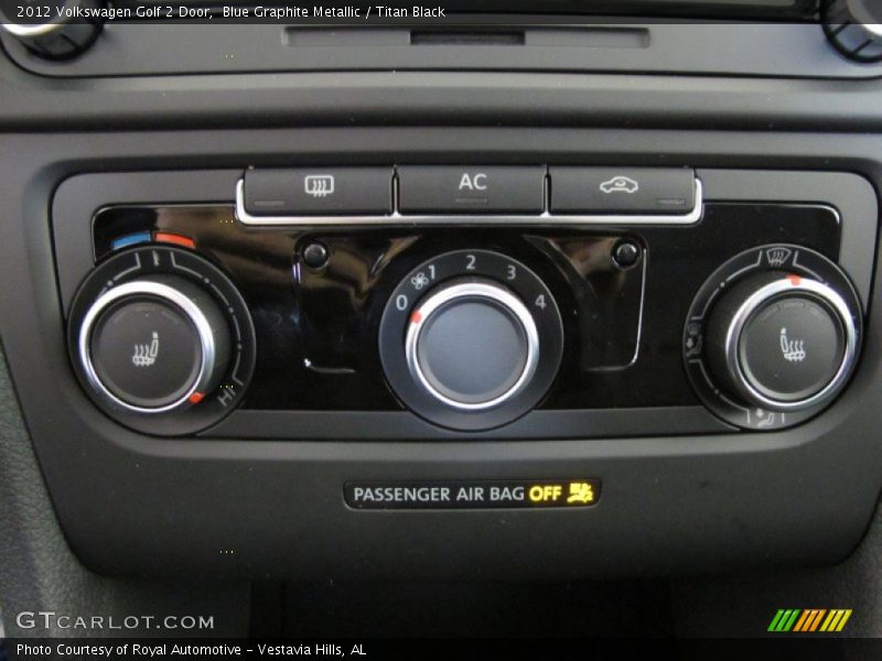 Blue Graphite Metallic / Titan Black 2012 Volkswagen Golf 2 Door