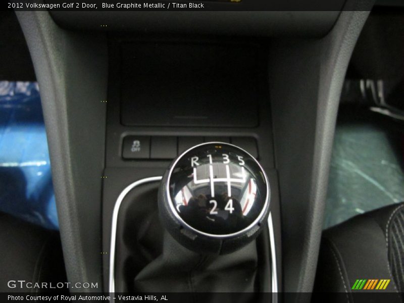 Blue Graphite Metallic / Titan Black 2012 Volkswagen Golf 2 Door
