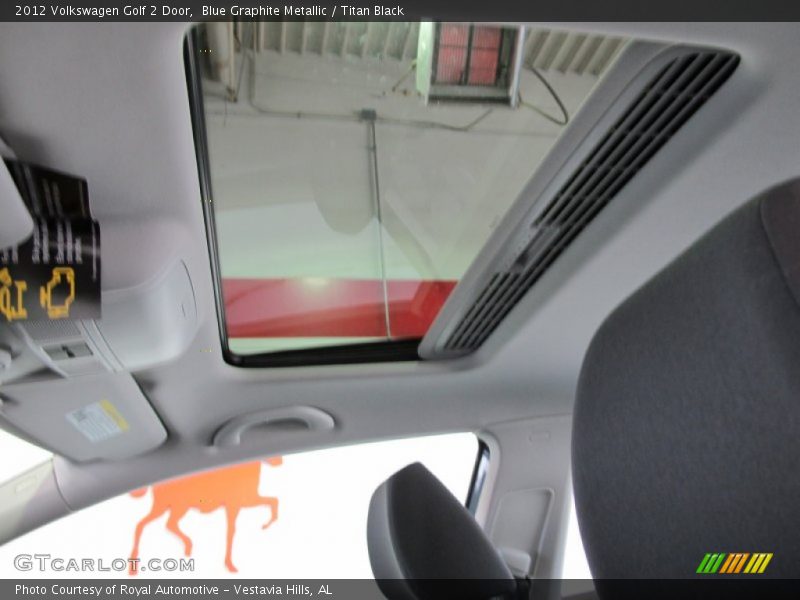 Blue Graphite Metallic / Titan Black 2012 Volkswagen Golf 2 Door