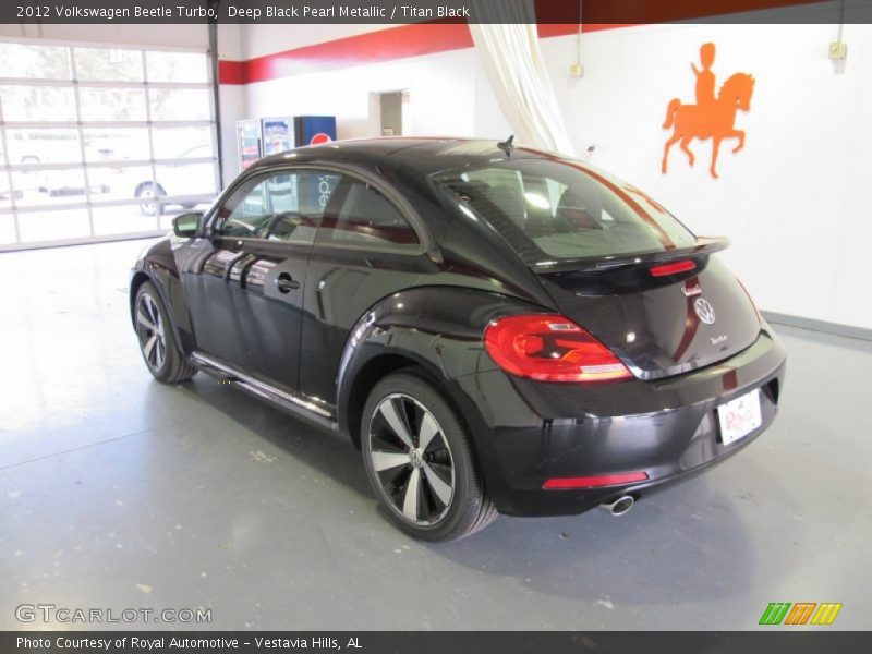 Deep Black Pearl Metallic / Titan Black 2012 Volkswagen Beetle Turbo